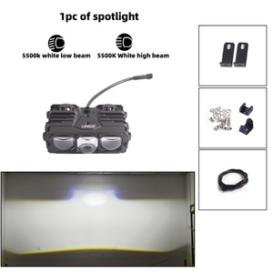 Sanvi S318 5500K Grille Led Light Biled Projector Car Headlight Accessories Bi Led Projector Lens - Product Image 5