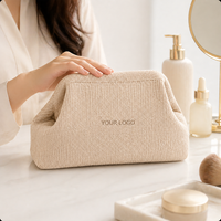 Pochette en tricot haut de gamme avec emballage personnalisé, sac nuage à marque privée tout-en-un avec étiquettes volantes et pochettes d'expédition en polyéthylène