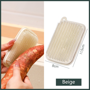 Flexible <b>Vegetable</b> Fruit Cleaning <b>Brush</b> Multi‑Purpose Kitchen Scrub <b>Brush</b> for <b>Vegetables</b> Fruits Sink Gap Cleaning - Product Image 2