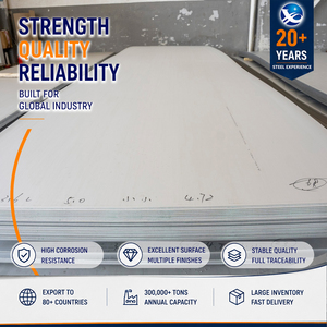 317L Checkered 6.0mm x 1500mm 4'x10' Hot Rolled Stainless Steel Sheet with High Corrosion Resistance - Product Image 1