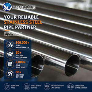 Threading 316Ti 317L Welded 48.3mm 5.0mm Threading JIS G3459 Stainless Steel Pipe for Chemical Processing - Product Image 1