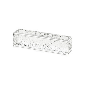 Yimijia Glacier Pattern Toothbrush Holder Rectangular Plastic Freestanding Bathroom Storage Rack - Product Image 5