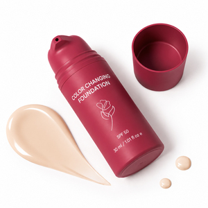 Color Changing Foundation with <strong>SPF</strong> 50, Skin-Matching Lightweight Liquid, Long-Lasting Hydrating Coverage, <strong>30</strong> ml - Product Image 4