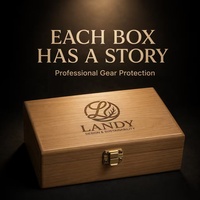 Boîte à microphone en bois écologique haut de gamme avec logo personnalisé gravé, étui de rangement pour équipement audio professionnel, emballage de luxe pour micro, EVA