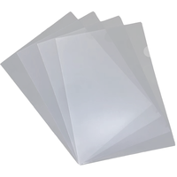 Carpeta de Archivos A4 con Cubierta de Papel Plástico Transparente al por Mayor, Material de Oficina