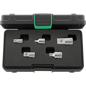 STAHLWILLE - 96121003 Set of <b>adaptors</b> (5 pcs.) - EAN 4018754266814 RATCHET AND <b>SOCKET</b> SETS 1/4" - Product Image 1