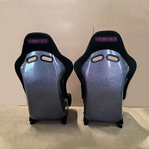 Sièges de Course Baquets MRK en Fibre de Verre et Fibre de Carbone avec Revêtement PVC et Base pour <span class=keywords><strong>Lamborghini</strong></span> Ferrari Porsche Lotus NYO - Product Image 2