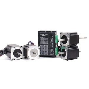 57mm Through-Shaft <b>Stepper</b> <b>Motor</b> with Trapezoidal Lead Screw Stainless Steel Linear Actuator Bidirectional Speed <b>Control</b> - Product Image 1