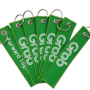 Nieuwe Product Custom Sleutelhanger Promotie Reliëf Lederen Sleutelhanger Marketing Geschenken