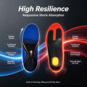 Solette Ortopediche in Fibra di Carbonio all'Ingrosso con Supporto Rigido per Arco Plantare, Adatte per Scarpe Antinfortunistiche Industriali e Calzature Sportive - Product Image 1