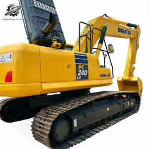 Excavatrice sur chenilles Komatsu PC240 d'occasion, 24 tonnes, godet de 1,2 m³, marque japonaise d'origine, grande excavatrice de construction, faible nombre d'heures, bon état - Product Image 1