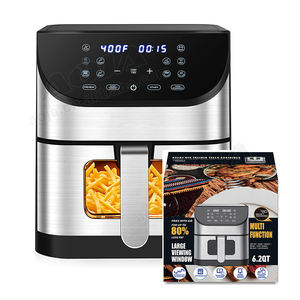 Friteuse à air domestique AOJA 6L Smart Kitchen, offre du <span class=keywords><strong>Black</strong></span> <span class=keywords><strong>friday</strong></span>! Friteuse à air 6L Combo (Friteuse + Accessoires)-quantité minimale de commande 5 pièces - Product Image 1