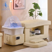 Équipement de salon de coiffure, lavage de cheveux, shampooing, chaise de massage thaïlandaise, lit de spa japonais pour la tête