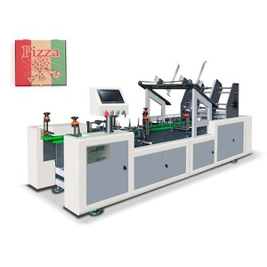 Automatic carton pizza box machine