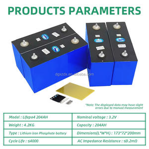 Grado un nuovo di zecca 3.2V 204Ah Lifepo4 Prismatic batteria agli ioni di litio 204ah batterie agli ioni di litio - Product Image 2