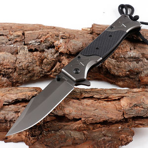 G10 مقبض سكين جيب في الهواء الطلق التخييم الانقاذ سكين للفرد مع التيتانيوم المغلفة شفرة - Product Image 3