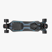 Longboard électrique à double transmission par courroie, planche en bois d'érable canadien 8 plis, deck en fibre de verre, roues confortables en PU 90/105 mm, batterie 12S2P 432 Wh, vitesse maximale 30 MPH