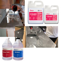 Peinture de table en résine époxy à prix de fabricant de haute qualité, comptoir époxy de décoration d'intérieur