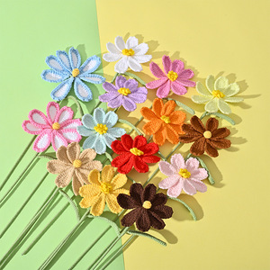 Flores Artificiales de Seda Tejidas a Mano, <span class=keywords><strong>Sansevieria</strong></span> de Cuatro Pétalos, Decoración para el Hogar, Coloridas, en Oferta - Product Image 1