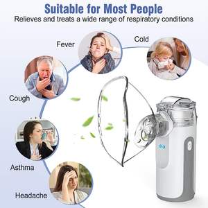 FITCONN nebulizador <span class=keywords><strong>Nebulizer</strong></span> jaring portabel, <span class=keywords><strong>Nebulizer</strong></span> inovatif inhalasi dengan kemampuan membersihkan sendiri - Product Image 2