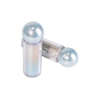 Tube de brillant à lèvres liquide rond personnalisé de haute qualité avec bouchon à bille, contenant de teinte à lèvres doux et hydratant, emballage de maquillage OEM