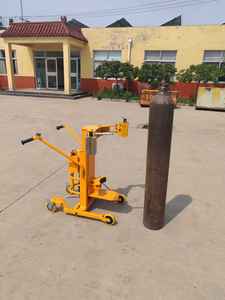 200 किलोग्राम चुंबकीय ऑक्सीजन सिलेंडर ट्रांसपोर्टर 24 वी वी इलेक्ट्रिक गैस सिलेंडर की बोतल परिवहन हाथ ट्रक ट्रॉली - Product Image 5