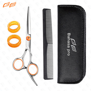 Bahasa Pro Ciseaux de coiffeur professionnels de 6.5 pouces Ciseaux de coupe de cheveux en acier inoxydable Lame de rasoir de qualité supérieure - Product Image 1