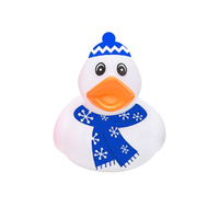 Canard en caoutchouc flottant multicolore arc-en-ciel, écologique, personnalisé, grand format, pour le bain, jouet éducatif, yeux verts et bleus, vente en gros