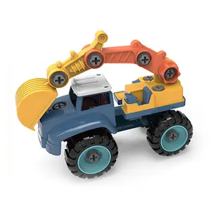 EPT plastik çıkarılabilir araçlar Diy montaj kamyonu Sassembling sökme inşaat mühendisliği çocuk ekskavatörler çocuk