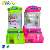 Mini machine à griffes colorée pour poupées, dernier design, console de jeu à monnayeur, petite machine à griffes de type grue
