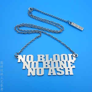 Custom <b>Letter</b> Logo Necklace Hollowed Out English Font <b>Brass</b> Stainless Steel Pendant Fashion Jewelry - Product Image 5