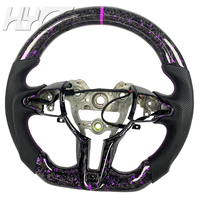 Accessoires intérieurs automobiles, volant sport en cuir et fibre de carbone forgée, adapté aux Hyundai I30N I20N ElantraN N-line