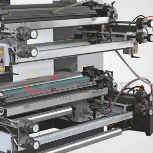 4 रंग उच्च गति बुने बैग मायलर प्रिंटिंग मशीन पॉलीथीन बैग फ्लेक्स प्रिंटर