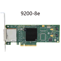 Kartu HBA RAID SAS LSI SAS 9200-8e 8 Port Eksternal SFF-8088 PCIe 2.0 x8 6Gb/s