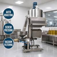Machine d'extraction d'huile entièrement automatique 3-en-1 avec rôtissage, pressage et filtration intégrés – Extracteur d'huile commercial