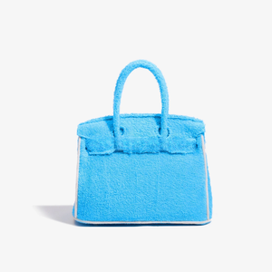 Borsa Tote da <span class=keywords><strong>Donna</strong></span> Classica e Alla Moda con Fibbia Dorata, Grande Capacità, Realizzata in Tessuto Spugna - Product Image 2