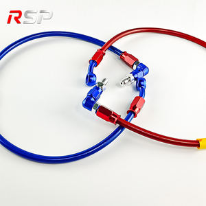 Otomatik Fren Hortumları Motosiklet Dirt Bike Paslanmaz Çelik Örgülü PTFE Hidrolik Güçlendirilmiş Fren Hattı Debriyaj Hortumu 70MPa+ 500-2400mm - Product Image 2