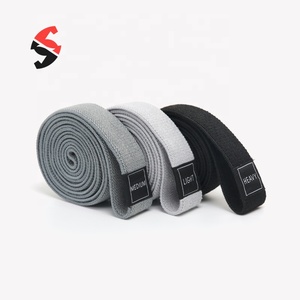 Allenamento palestra Fitness Yoga Training Pull Up Assist Set di fasce di resistenza in tessuto lungo produttore - Product Image 4