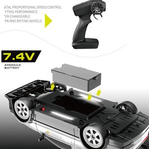 Voiture RC de drift S921 S922 2.4G 4x4 1/16 haute vitesse, modèle de voiture télécommandée avec pneu de secours, véhicule RC pour enfants - Product Image 6