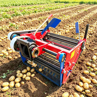 Récolteuse de pommes de terre manuelle avec protection de la peau, garantie 1 an, largeur de travail 600-800 mm - Récolteuse agricole du Yunnan