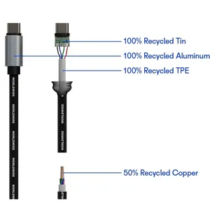 Cable de Carga y Soporte para Teléfono CB024, Dispositivos Sostenibles - Product Image 4