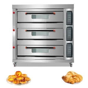 the industry 4 burner gas stove with oven price rotary baking oven pizza oven wood fire