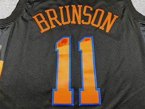 Nouveaux maillots de basket-ball cousus <span class=keywords><strong>pas</strong></span> chers 2026 – 11 Brunson, 32 Towns, 3 Hart, 33 Ewing - Product Image 4