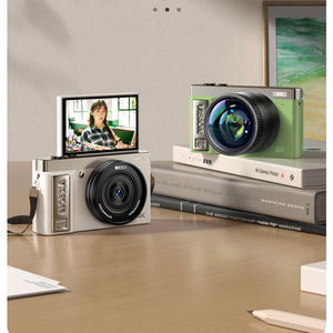 Mini Appareil Photo Numérique Professionnel 4K avec Écran IPS de 3 Pouces et Objectif Grand Angle Macro HD Haute Résolution <span class=keywords><strong>pour</strong></span> Jeunes - Product Image 6
