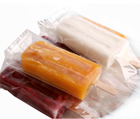 Sacs d'emballage en plastique PE recyclable pour bâtonnets de crème glacée avec impression en héliogravure, couleur et taille personnalisées pour emballages de sucettes glacées et aliments pour animaux de compagnie