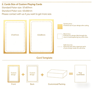 Cartes de poker classiques 100% plastique 63*88mm, jeu de cartes anti-déchirure en PVC, qualité casino professionnelle, accessoire de jeu pour club professionnel - Product Image 4