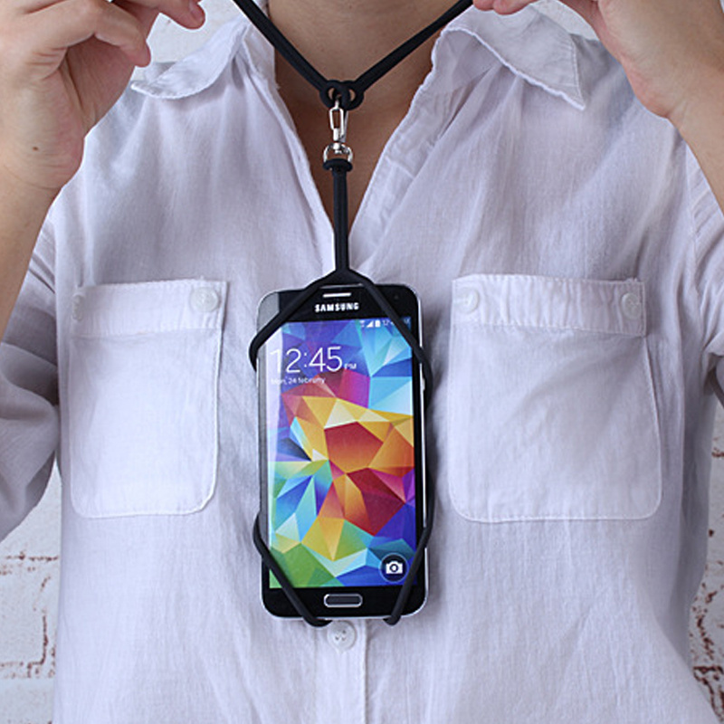 Magnetic Silicone Earphone Holder Neck Strap Secure Design Anti Lost Cord Lightweight Accessory Image 5