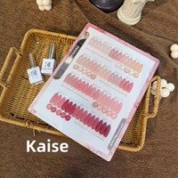 Kaise – Kit de vernis à ongles semi-transparent 20 couleurs – Gel UV rose effet gelée de haute qualité, sans HEMA, sans TPO, non toxique – Vente en gros
