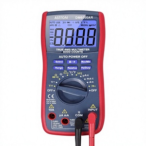 Multimètre numérique 6000 points à sélection automatique de plage (précision 0,01%+1) 1000V DC Ohmmètre Mesure de courant TRMS Professionnel - Product Image 1