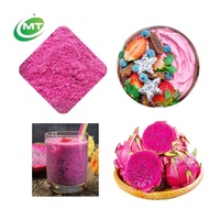 Poudre d'extrait de fruit de dragon rose frais naturel poudre de fruit de pitaya rose lyophilisée par atomisation pure pour des boissons